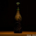 Botella de cerveza Alhambra de coleccionista